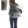Mochila Gris Transportadora