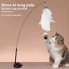 Juguete gato antena con ventosa